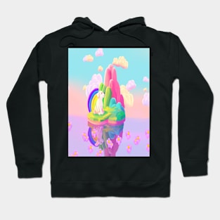 fantasy dog island Hoodie